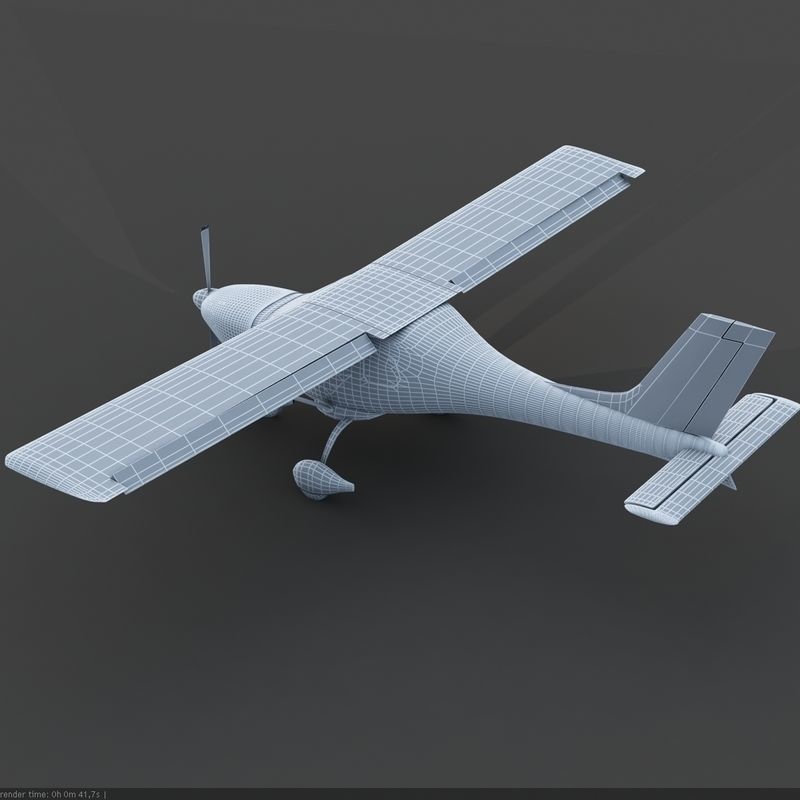 Jabiru F-160c 3D model_15