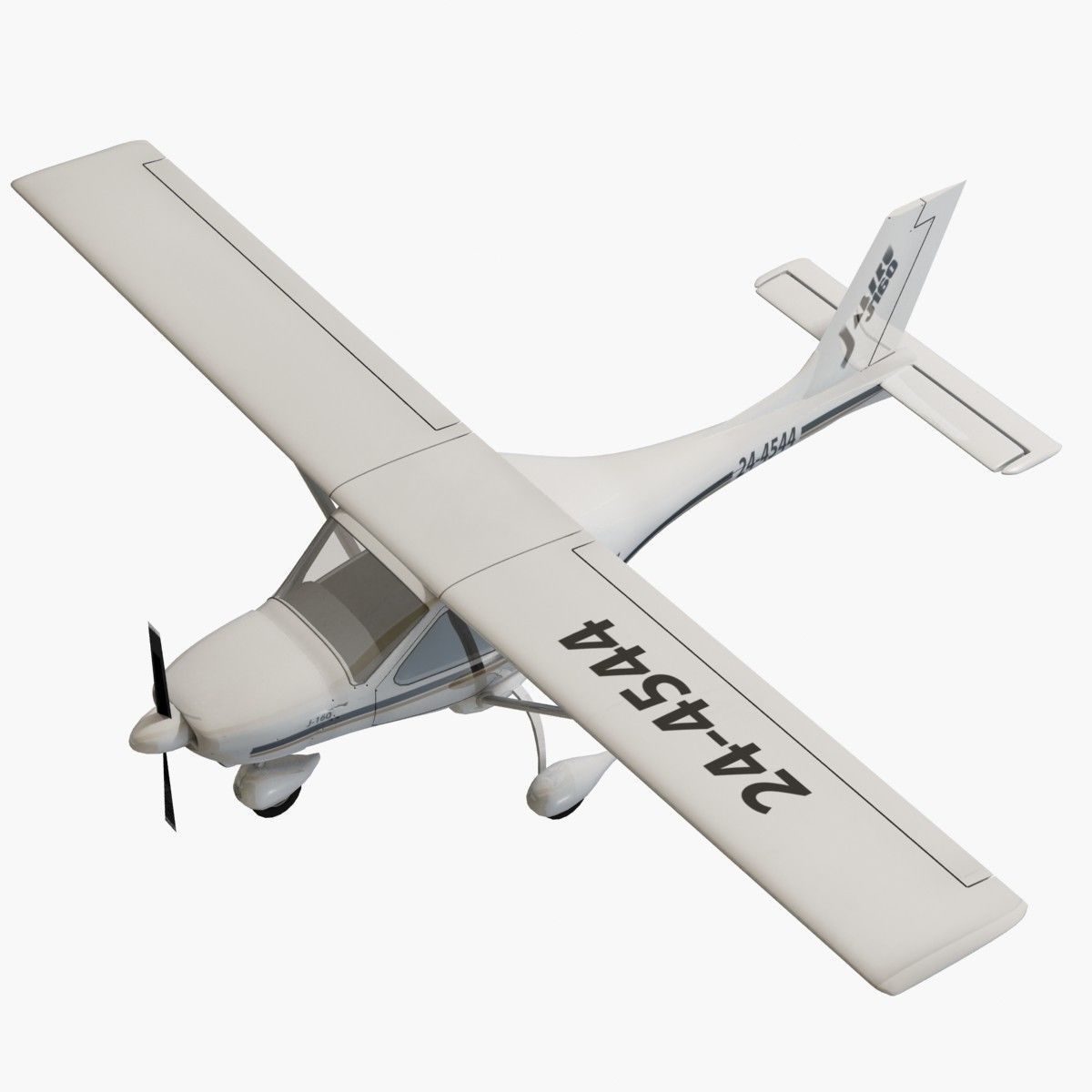 Jabiru F-160c 3D model_9