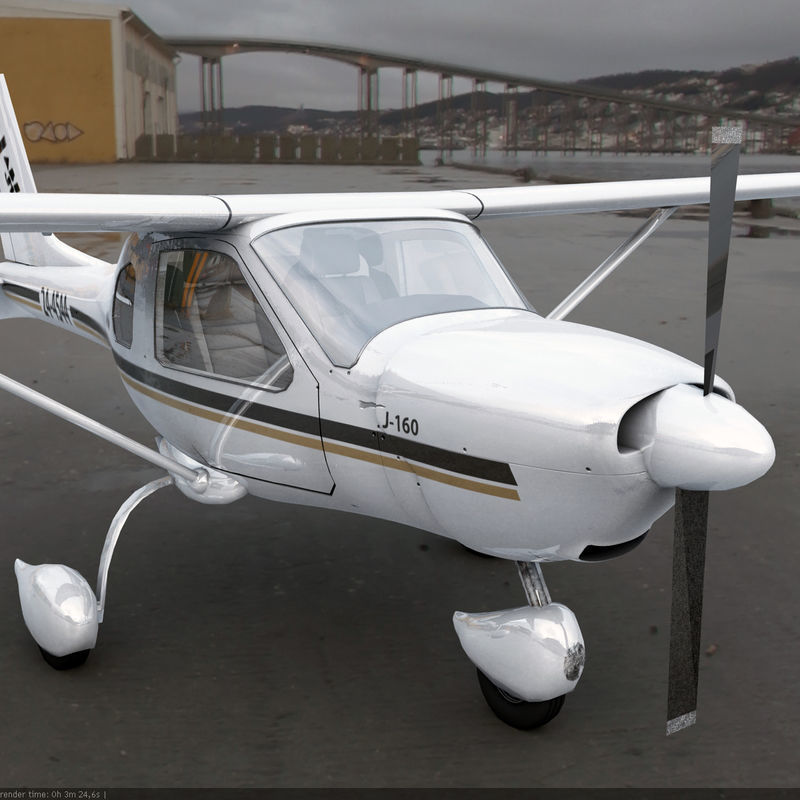 Jabiru F-160c 3D model_2