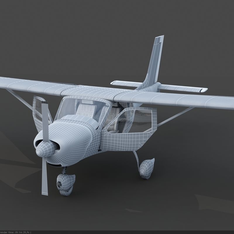 Jabiru F-160c 3D model_14