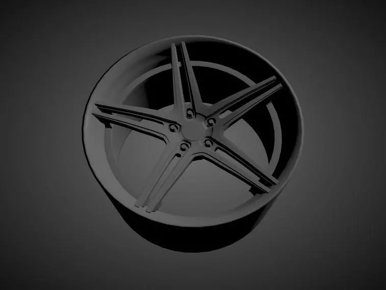 ADV05 scalable and printable rims 3D print model_0