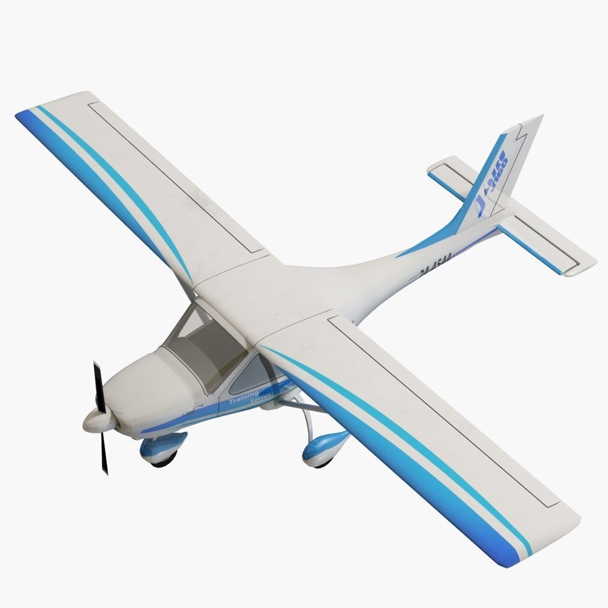 Jabiru F-160C 3D model_8