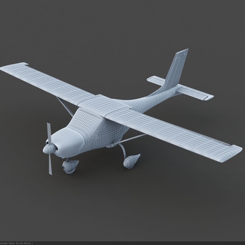 Jabiru F-160C 3D model_15
