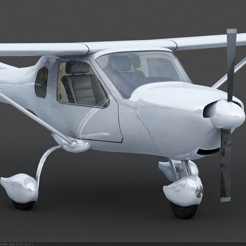 Jabiru F-160C 3D model_10