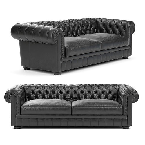 King Sofa By Natuzzi 3D model