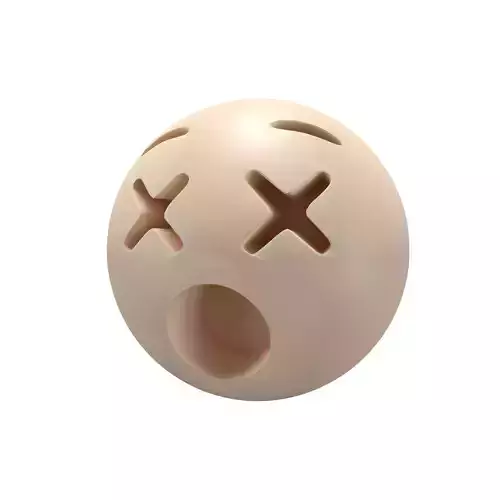Dizzy Face 02 Low-poly 3D model