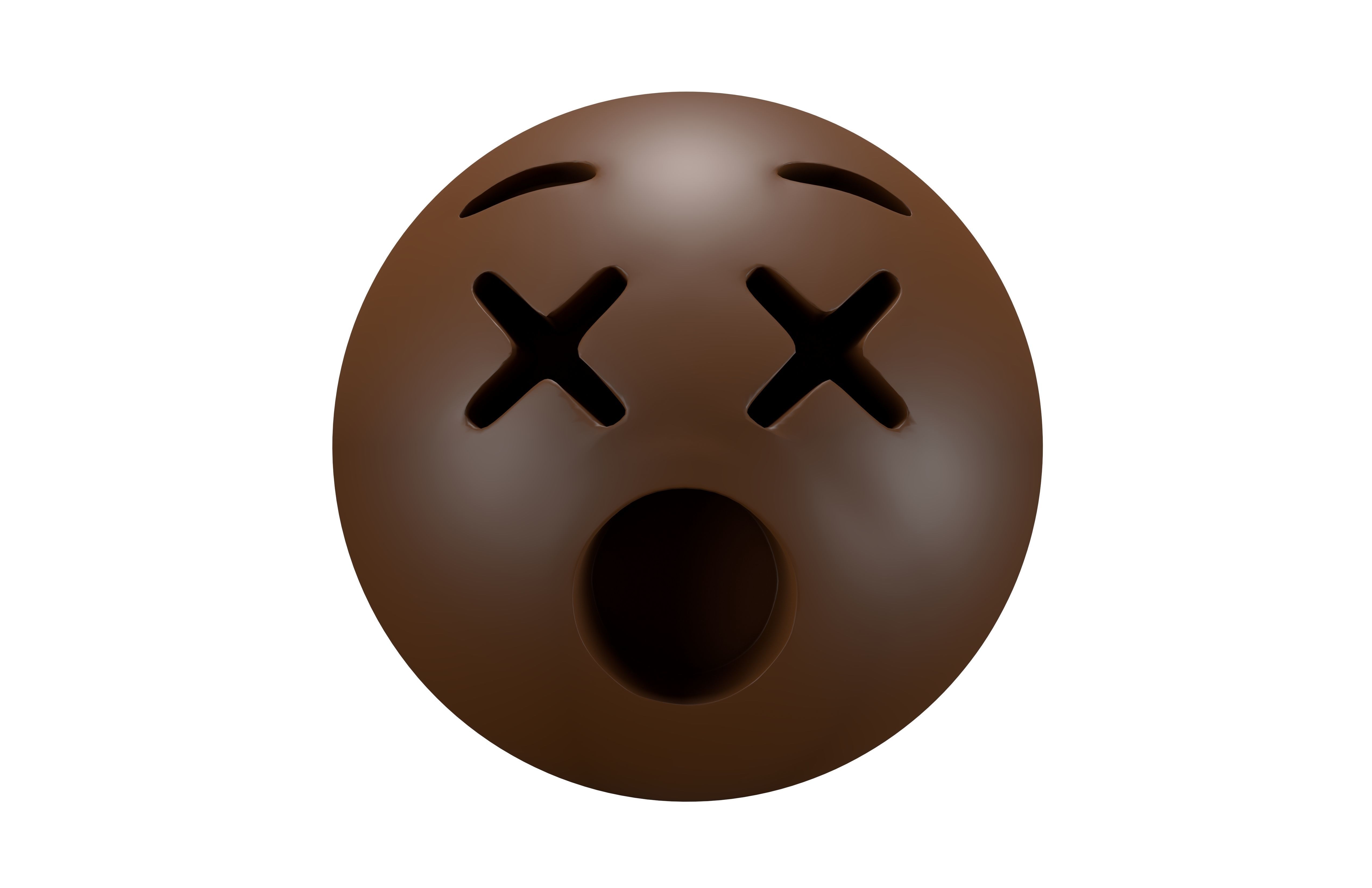 Dizzy Face 04 Low-poly 3D model_2