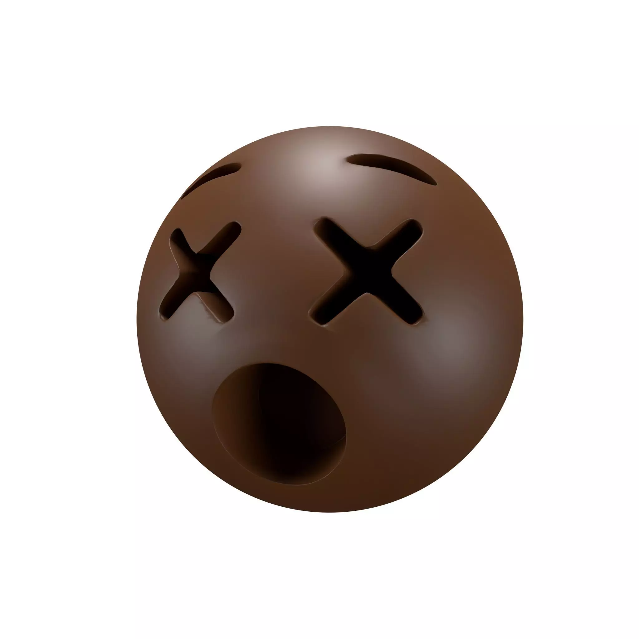 Dizzy Face 04 Low-poly 3D model_0