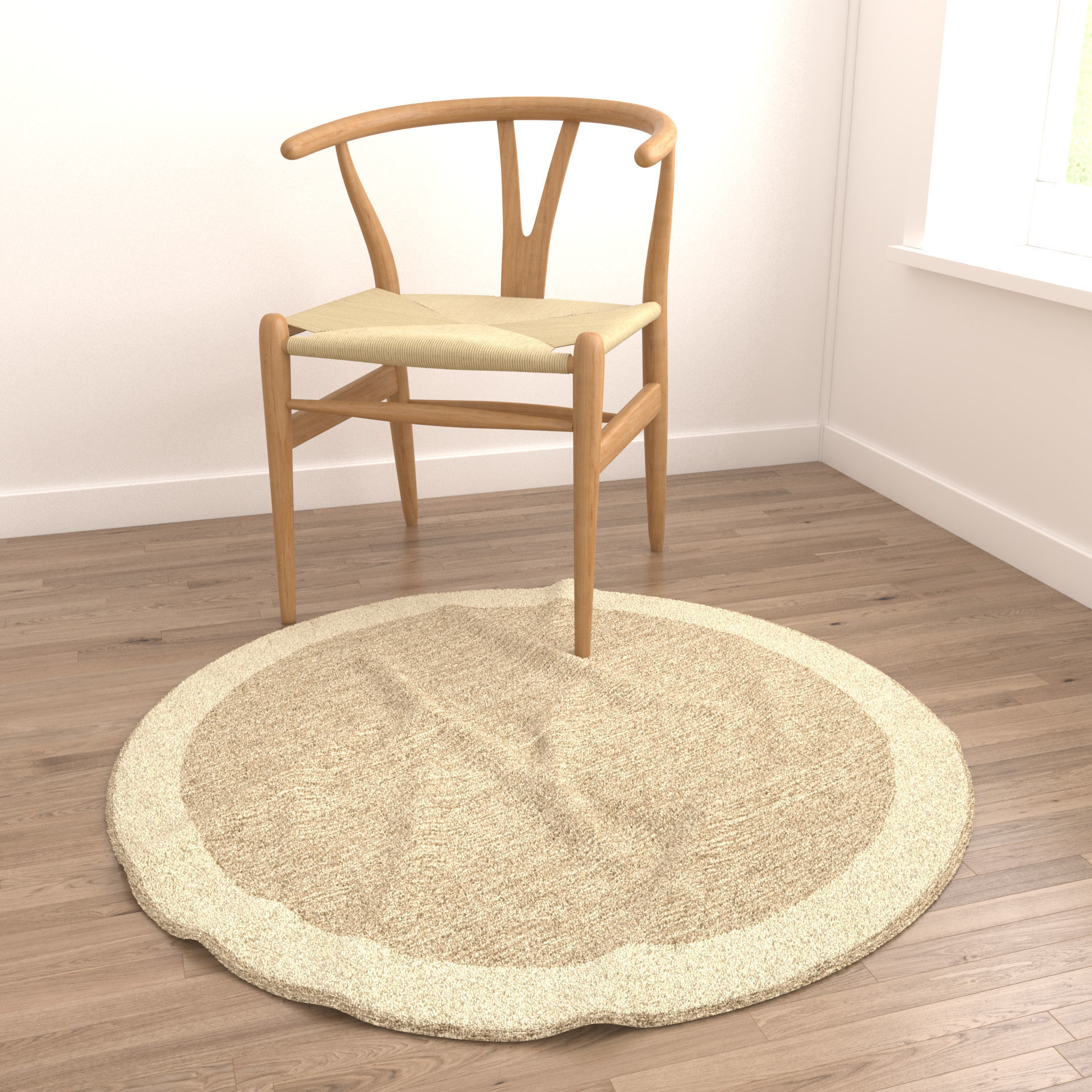 Rugs No 210 Low-poly 3D model_3