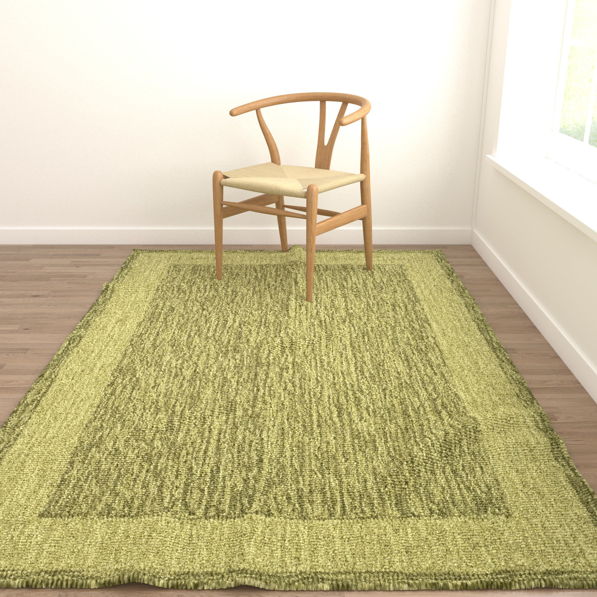 Rugs No 210 Low-poly 3D model_4