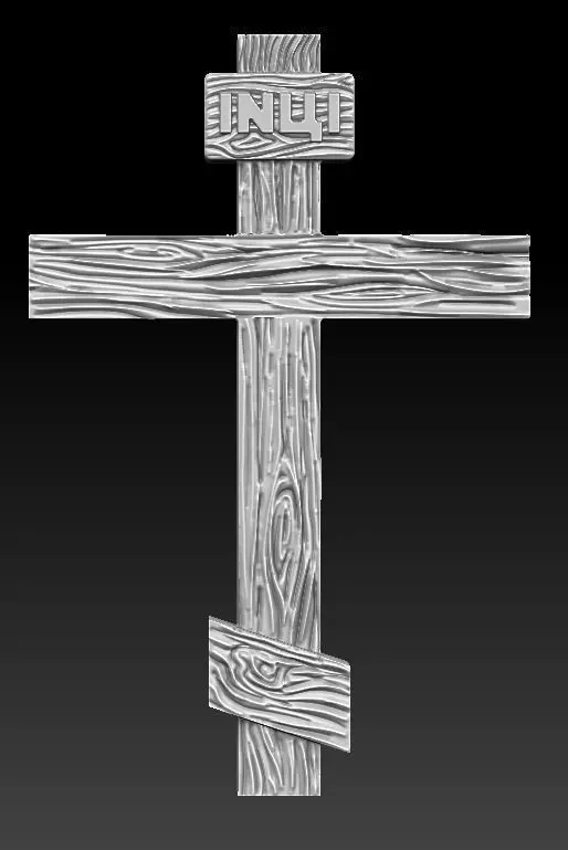 Tree cross 3D print model_0