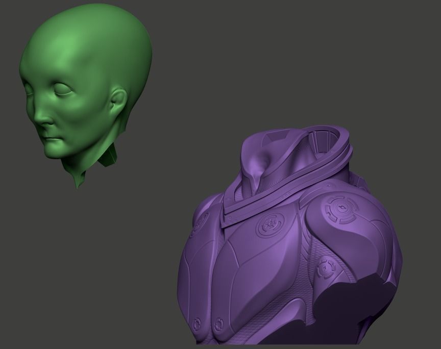Alien Dude 3D print model_4