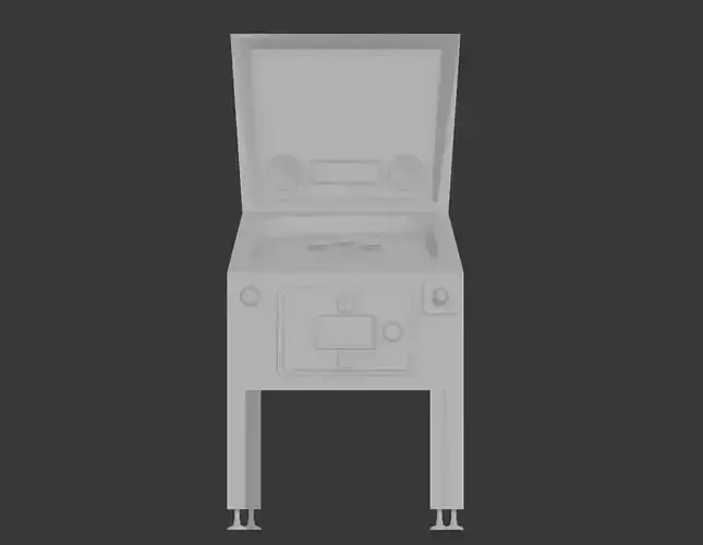 Pinball 3D model oven