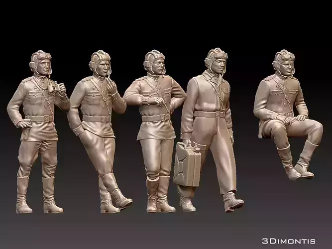 Tank Crew WW2 Russia