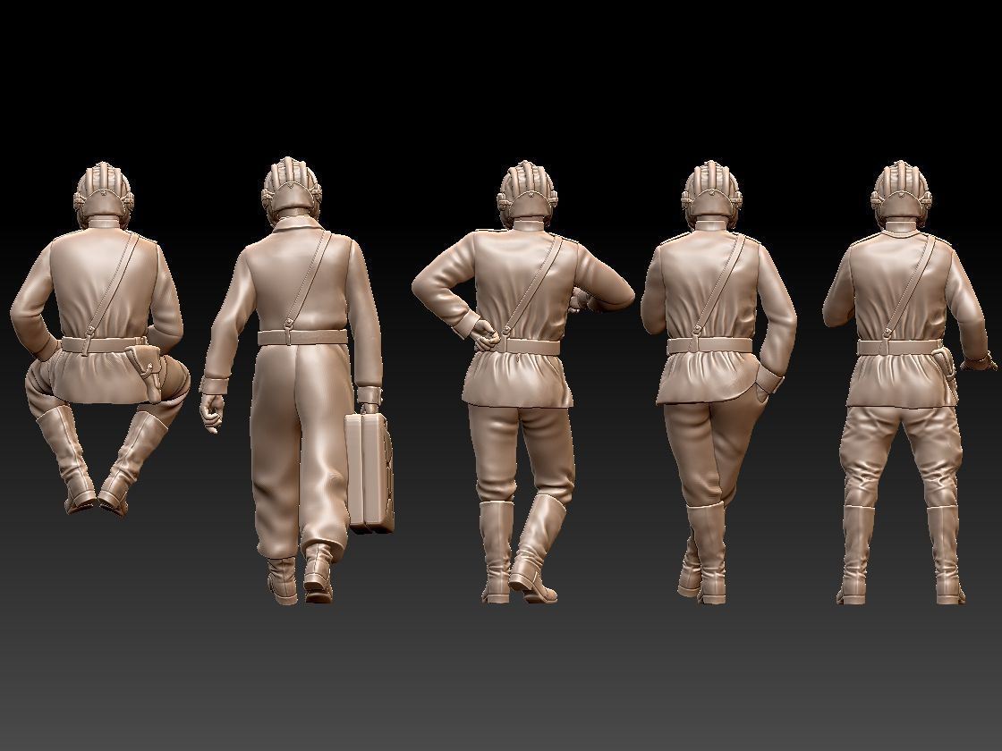 Tank Crew WW2 Russia 3D print model_31