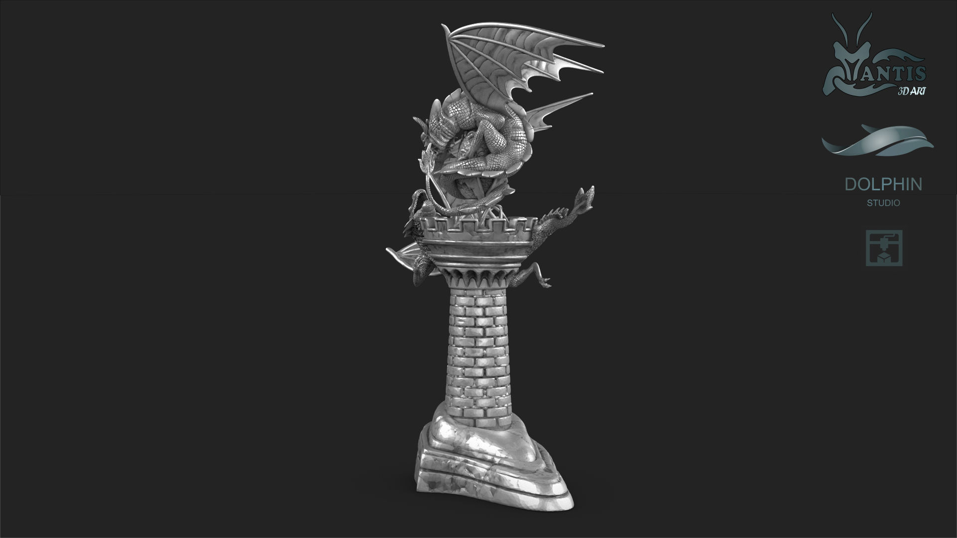 Dragon 02 3D print model_7