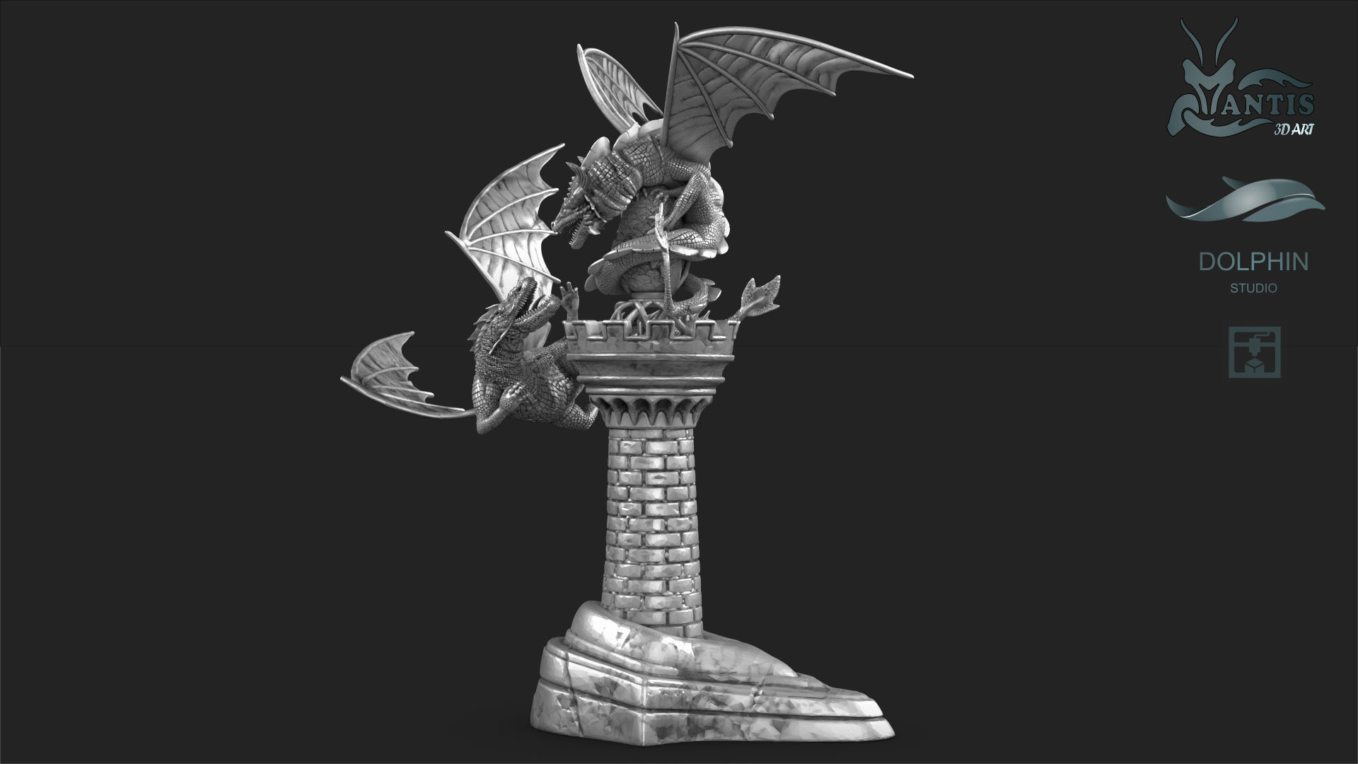 Dragon 02 3D print model_5