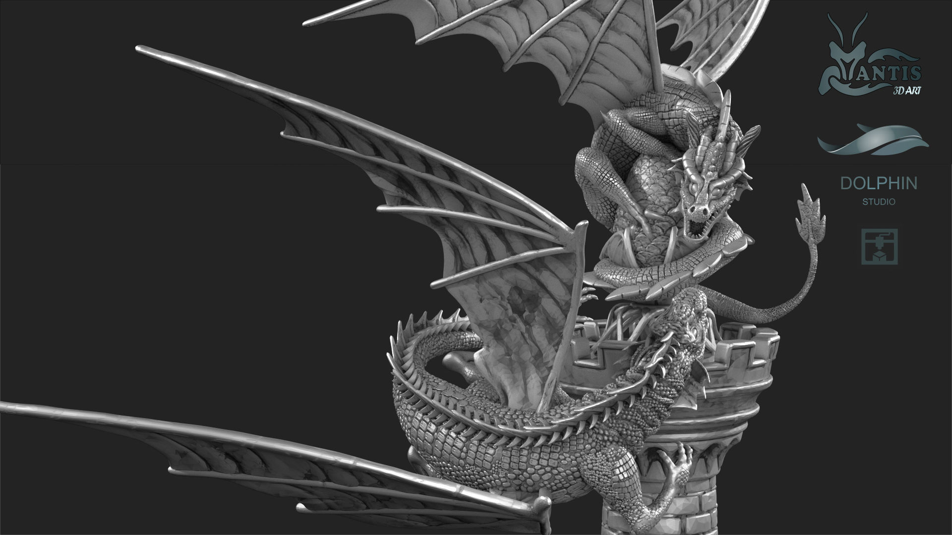 Dragon 02 3D print model_1
