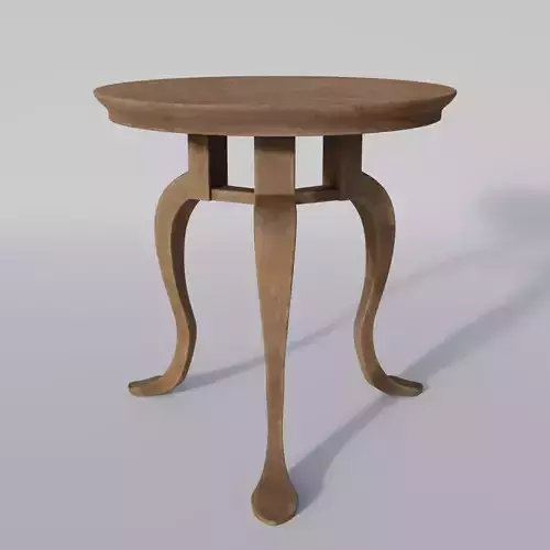 Roman table - Mensa tripens Low-poly 3D model