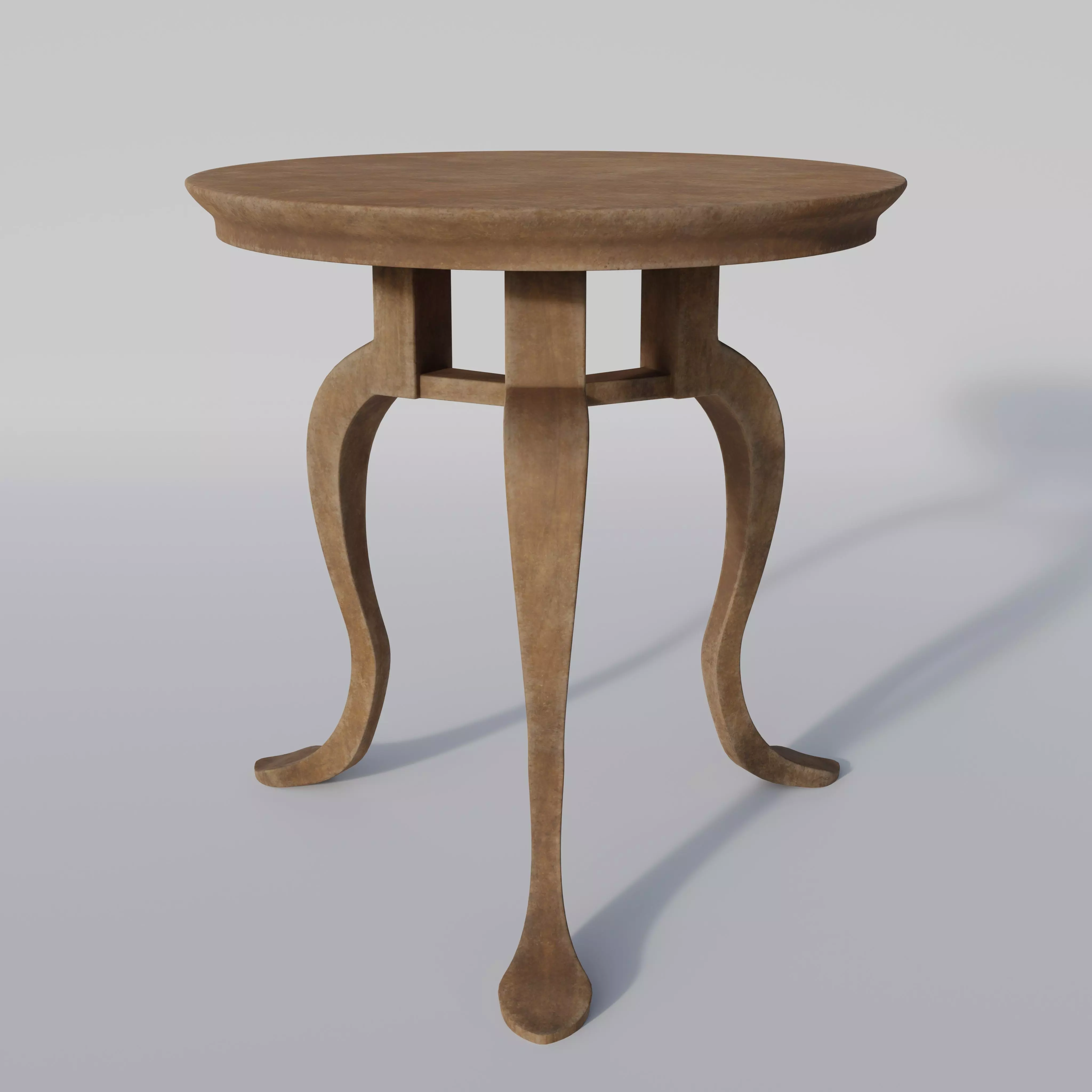 Roman table - Mensa tripens Low-poly 3D model_0