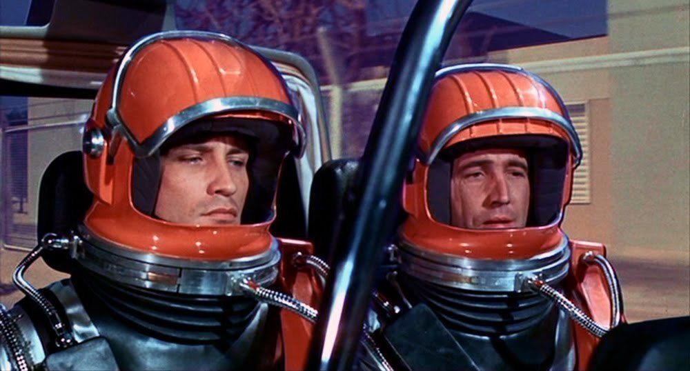 Vintage SF Space Helmet Free 3D model_2