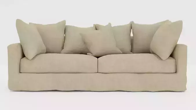 Noobist - Sofa - Casslopeat Low-poly 3D model