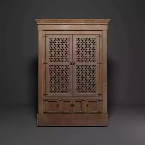 Roman Cupboard Low-poly 3D model