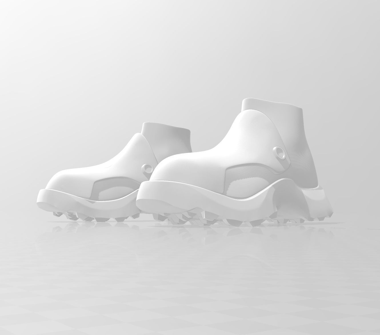 Star War EVO Clone Trooper Boots shoes 6-12inches 3D print model_2