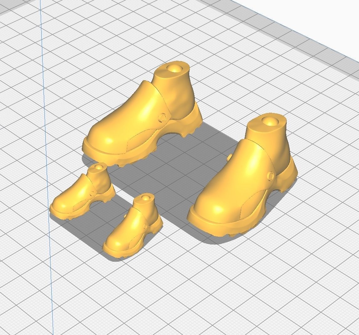 Star War EVO Clone Trooper Boots shoes 6-12inches 3D print model_4