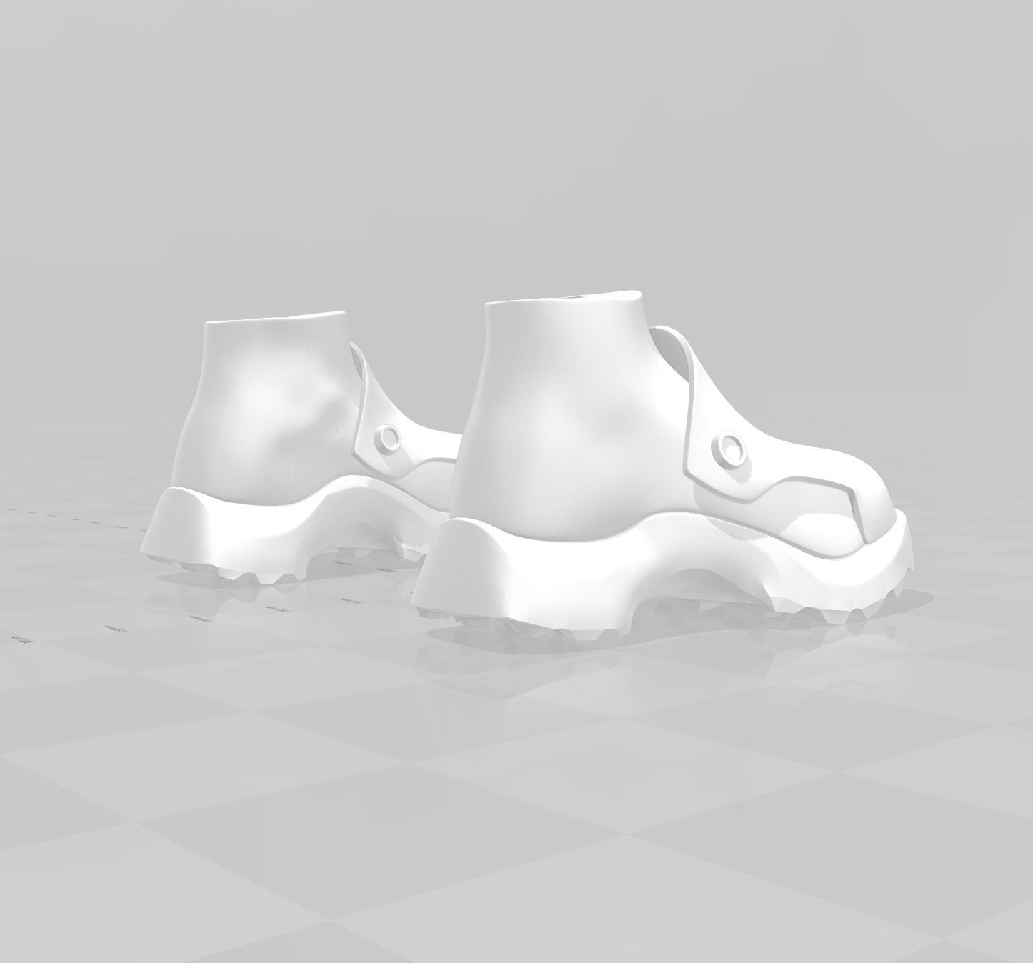 Star War EVO Clone Trooper Boots shoes 6-12inches 3D print model_1