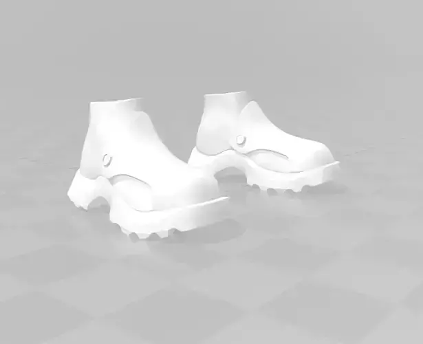 Star War EVO Clone Trooper Boots shoes 6-12inches 3D print model