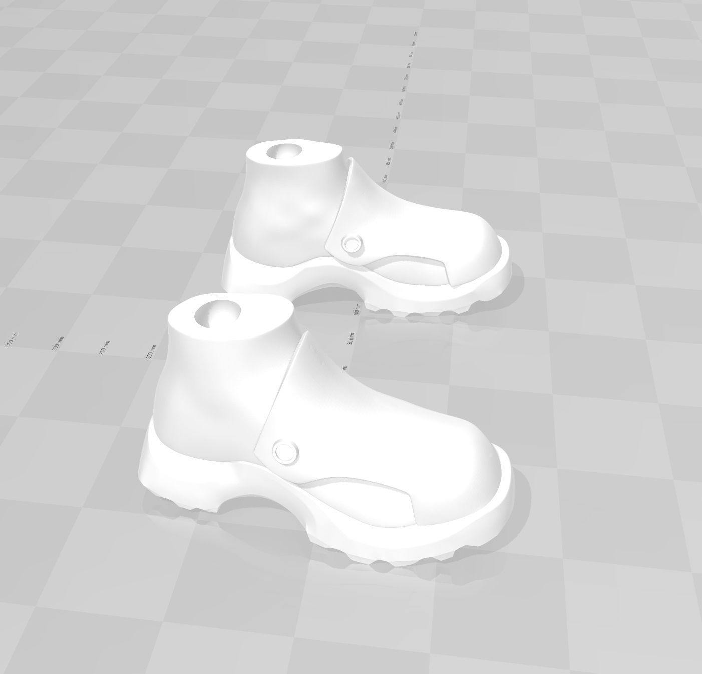 Star War EVO Clone Trooper Boots shoes 6-12inches 3D print model_3