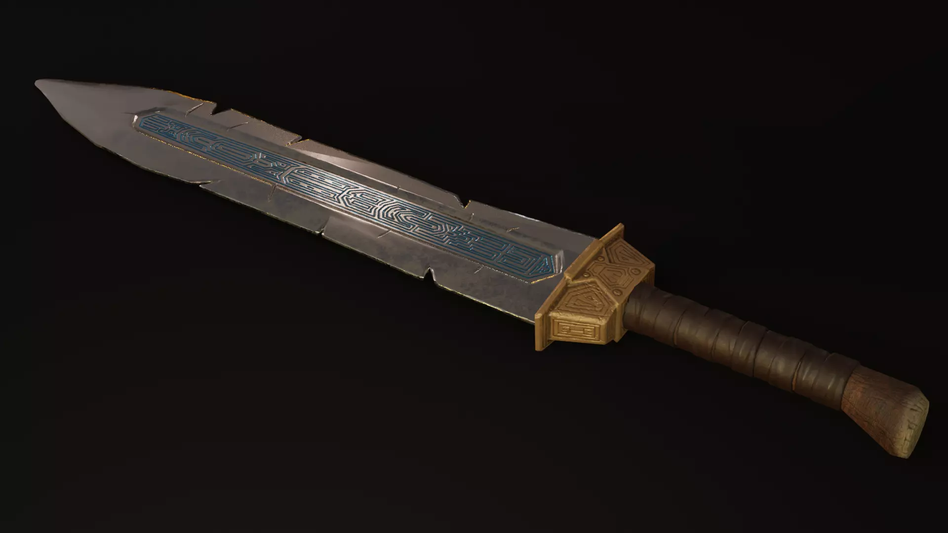 Sword Free low-poly 3D model