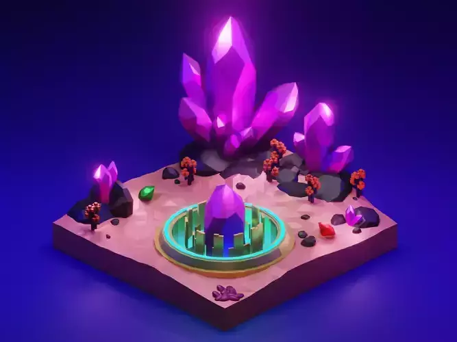 Crystal Island Game ready