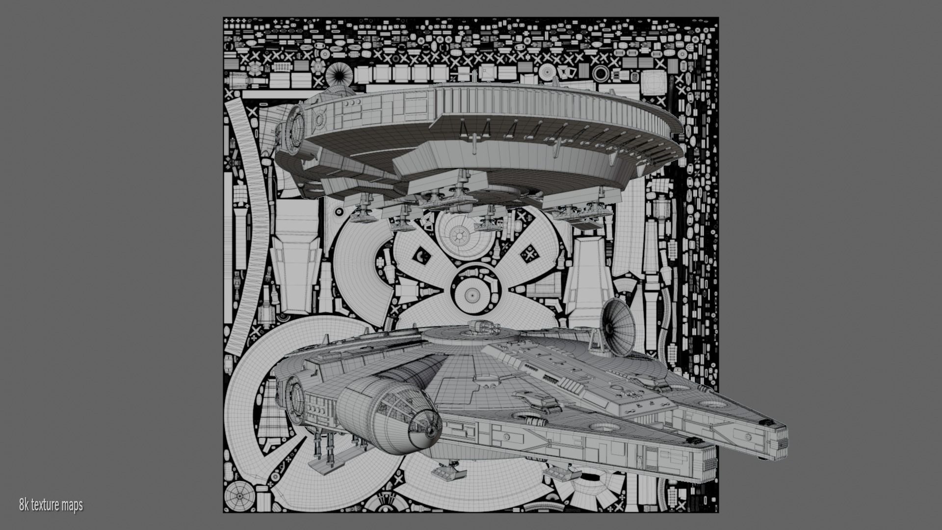 Millennium Falcon 3D model_14