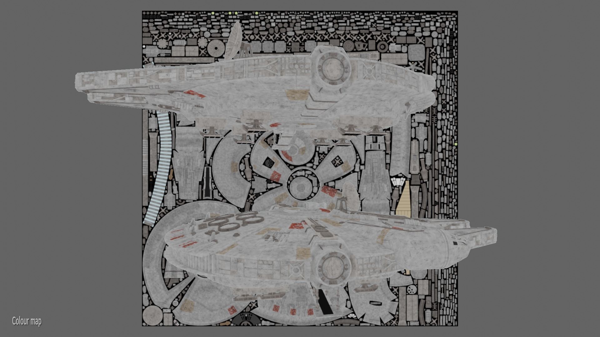 Millennium Falcon 3D model_15