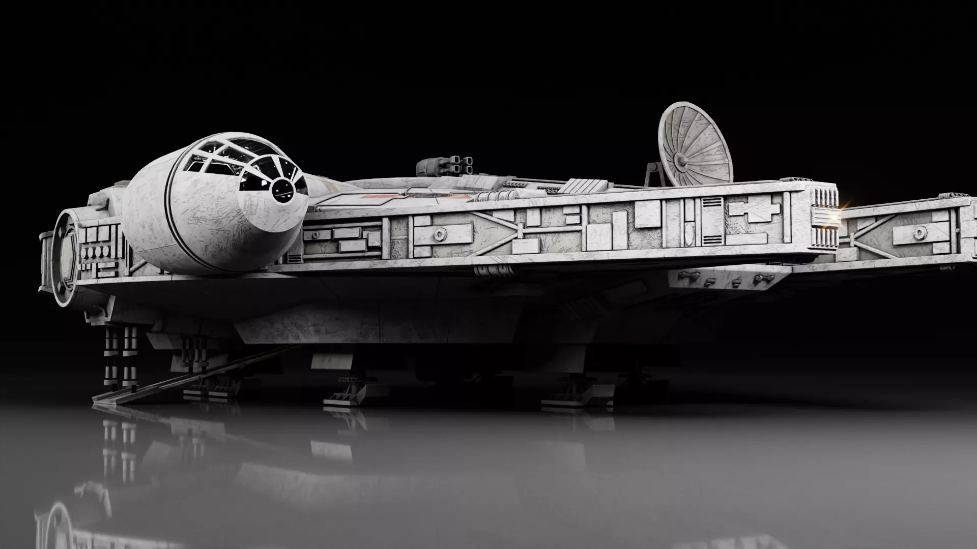 Millennium Falcon 3D model_0