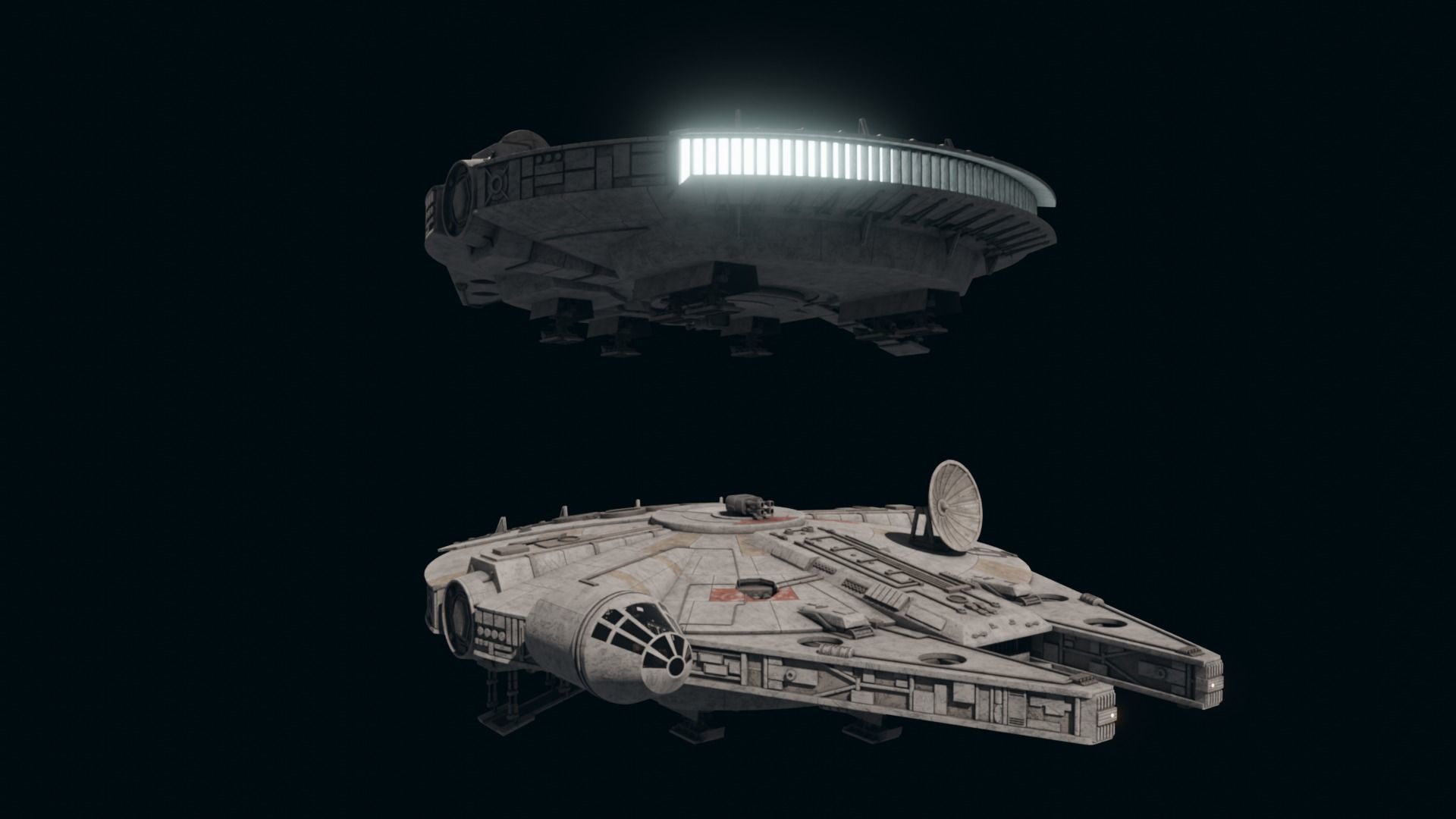 Millennium Falcon 3D model_21