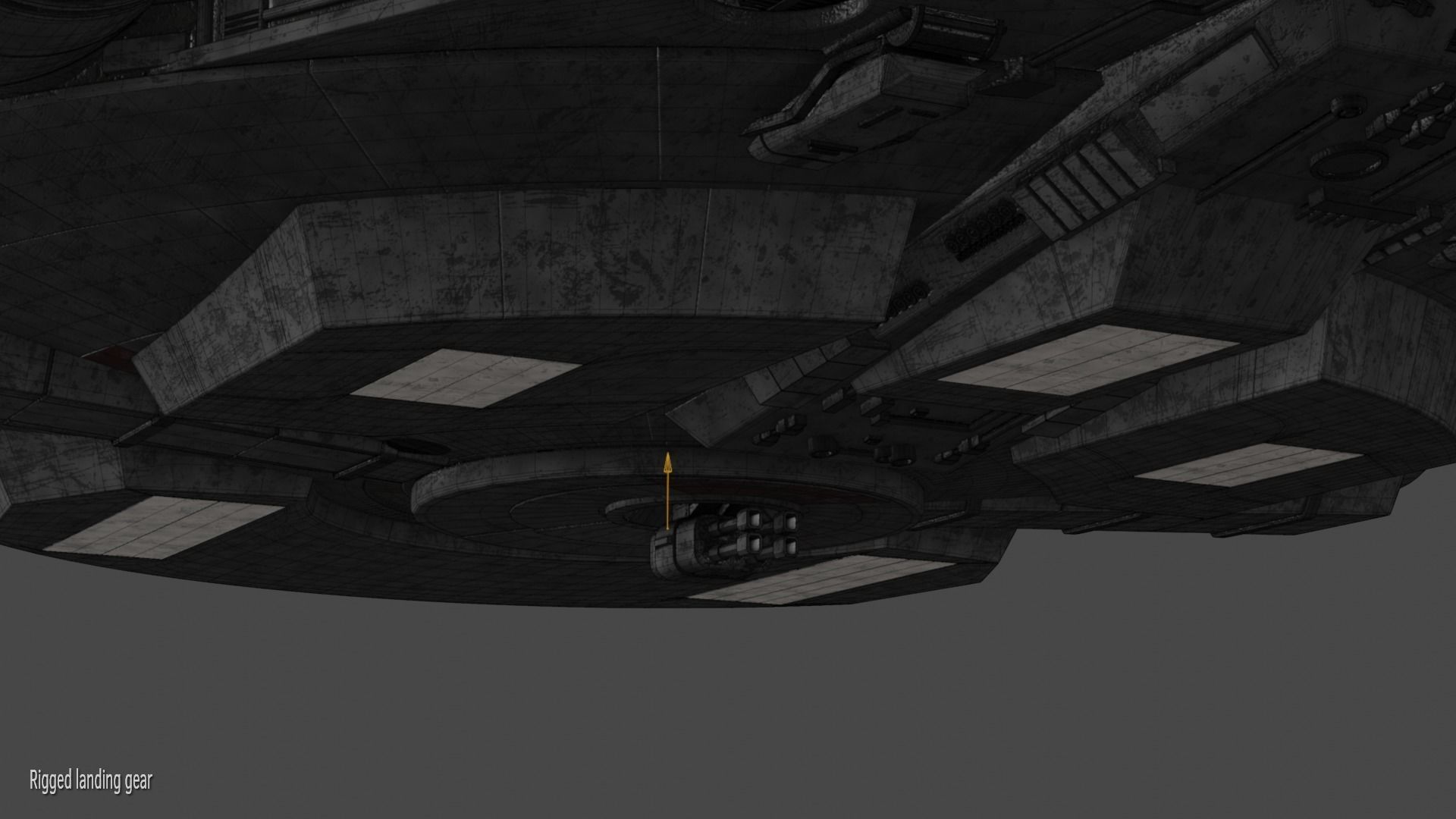Millennium Falcon 3D model_10