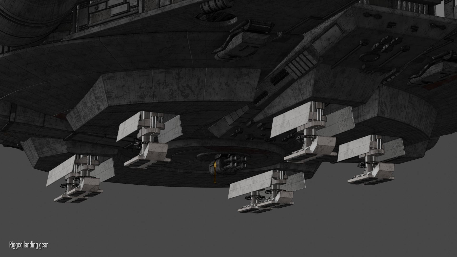 Millennium Falcon 3D model_11