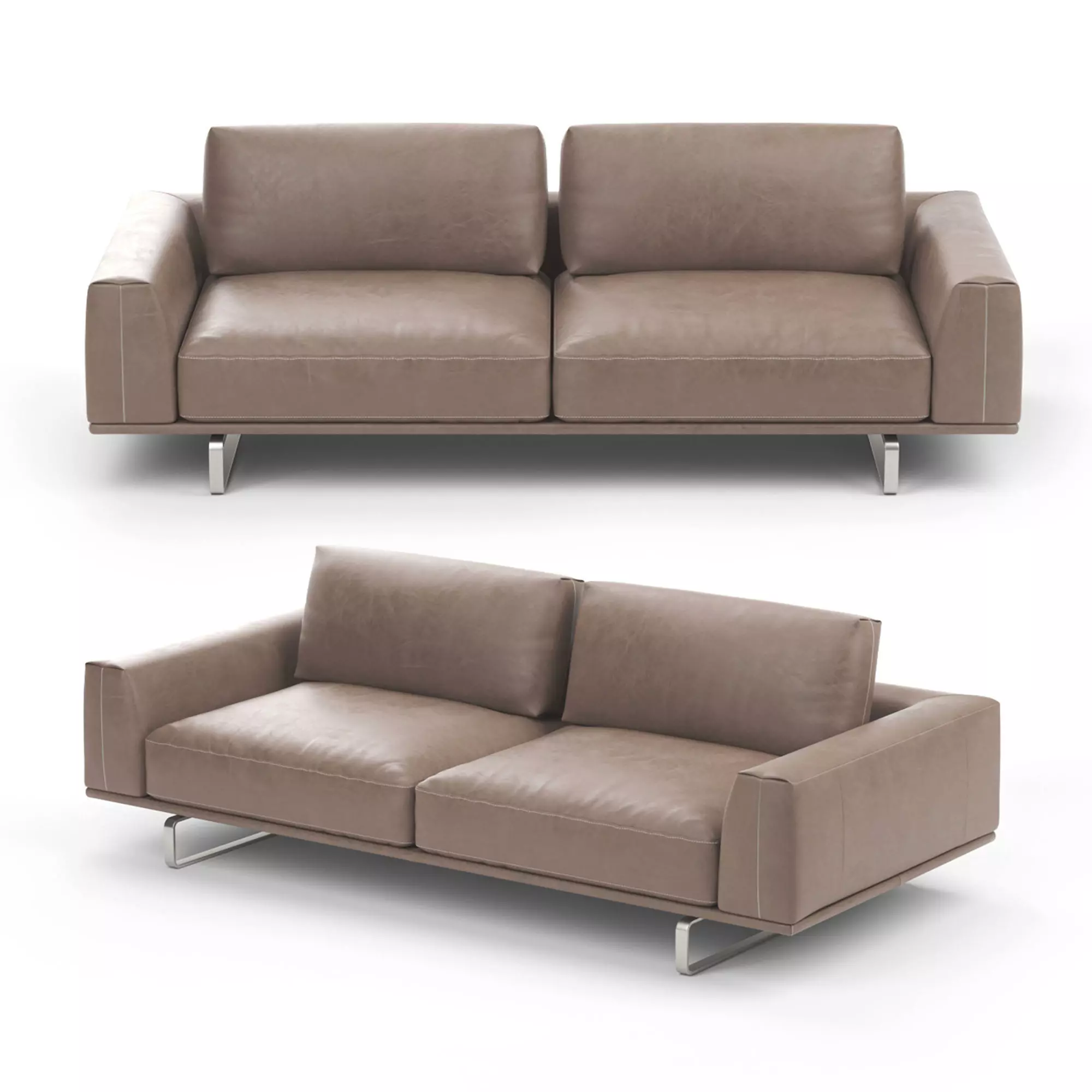Tempo Sofa by Natuzzi 3D model_0