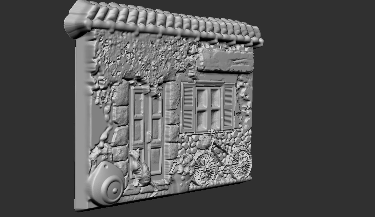 The Mediterranean House 2 3D print model_1