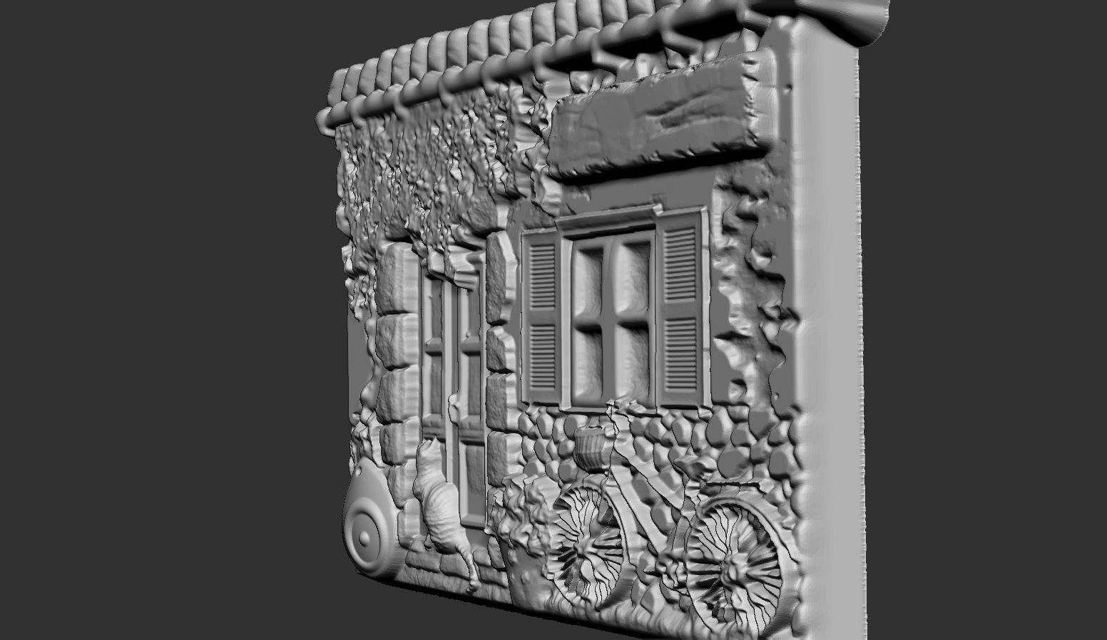 The Mediterranean House 2 3D print model_2