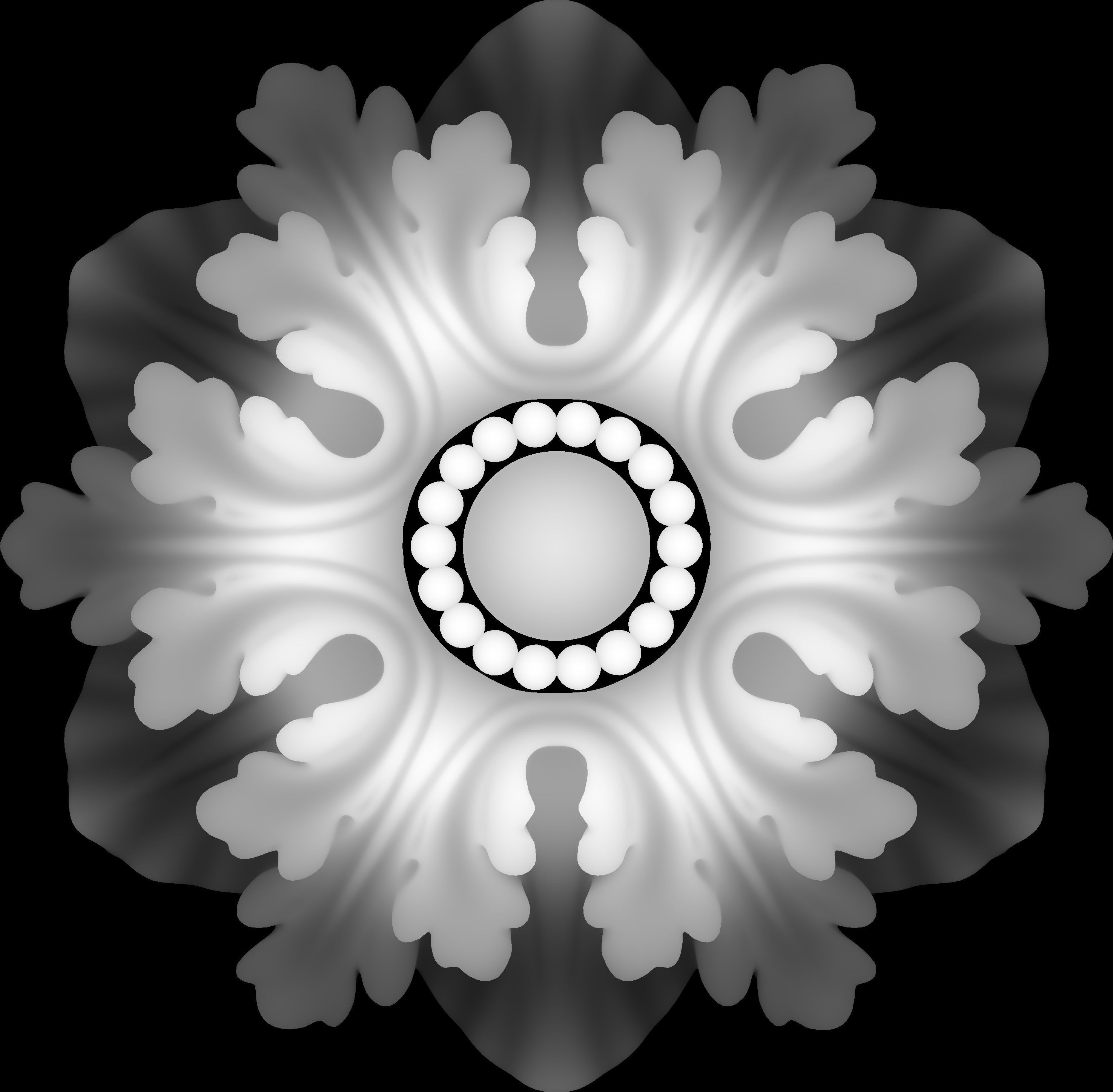 100 Ornament Alpha Brushes And Alphas  3D model_9