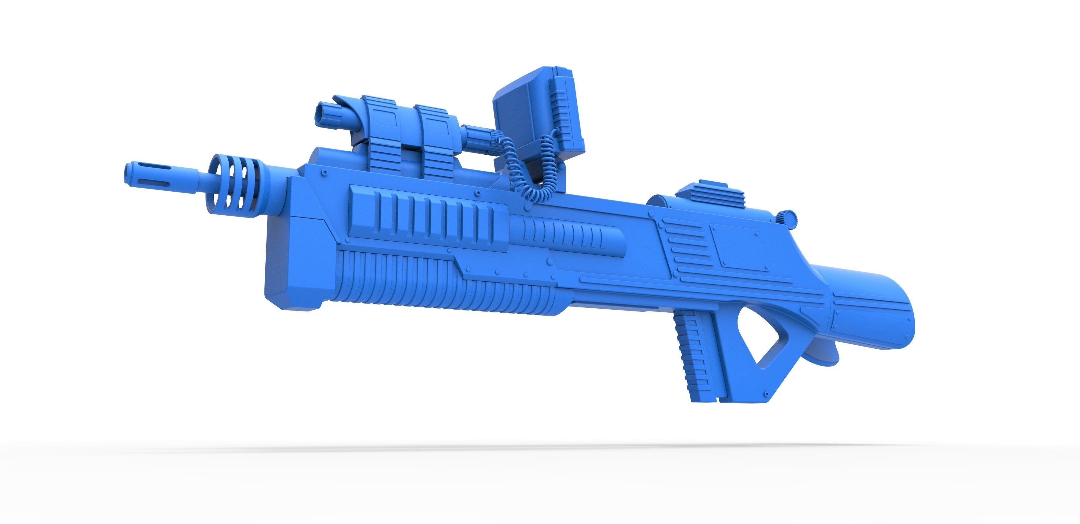 Rifle M-590 from Space Above and Beyond TV series 1995 3D model_16