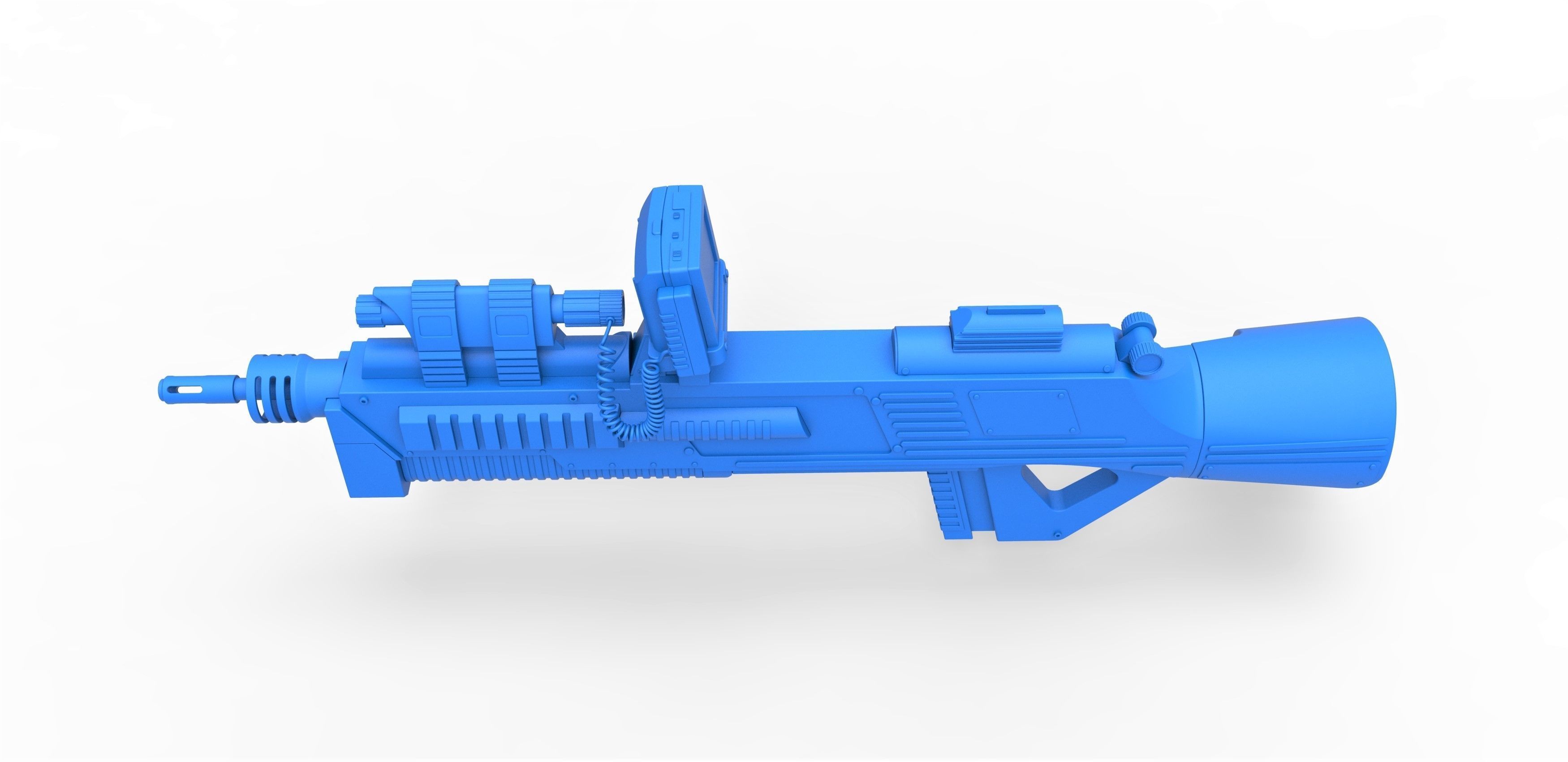Rifle M-590 from Space Above and Beyond TV series 1995 3D model_21
