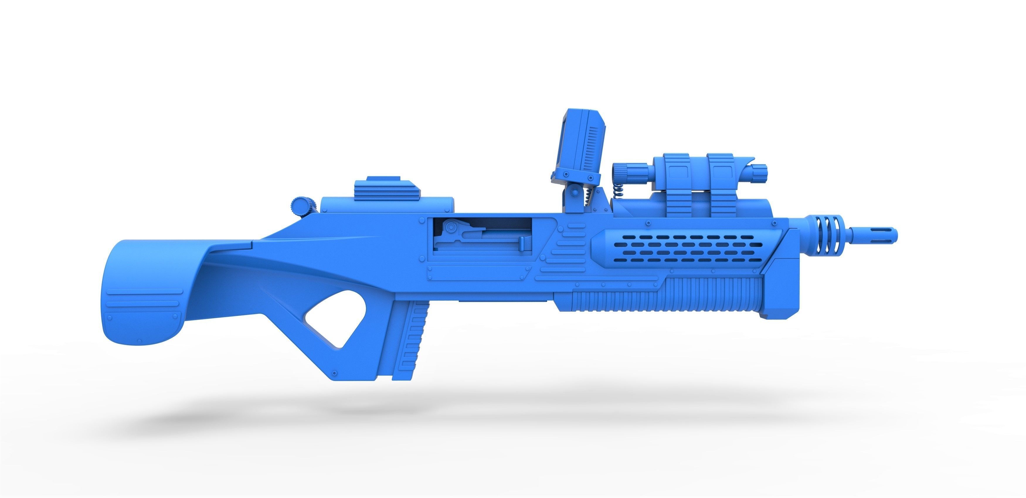 Rifle M-590 from Space Above and Beyond TV series 1995 3D model_27