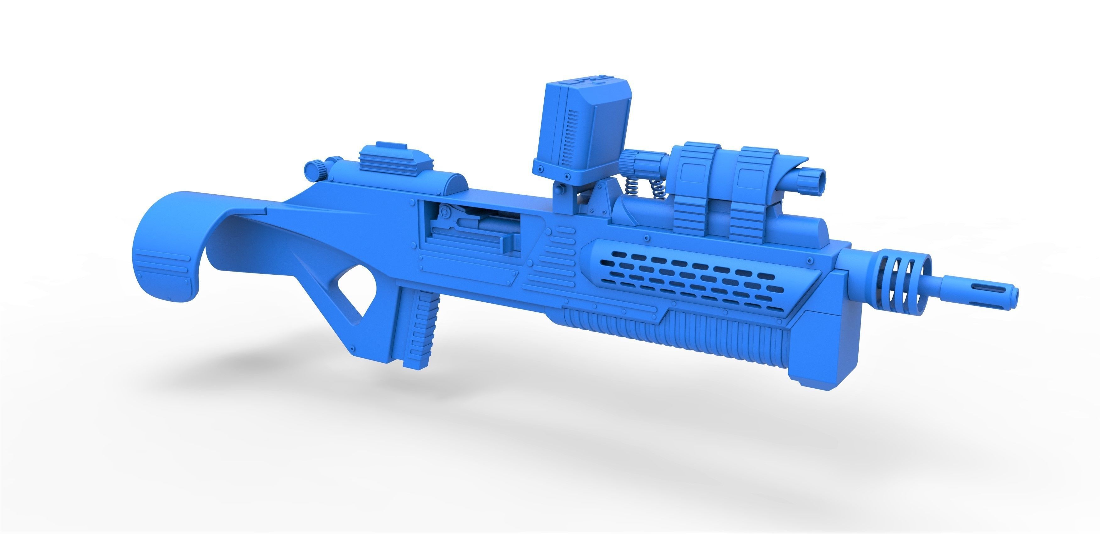 Rifle M-590 from Space Above and Beyond TV series 1995 3D model_28