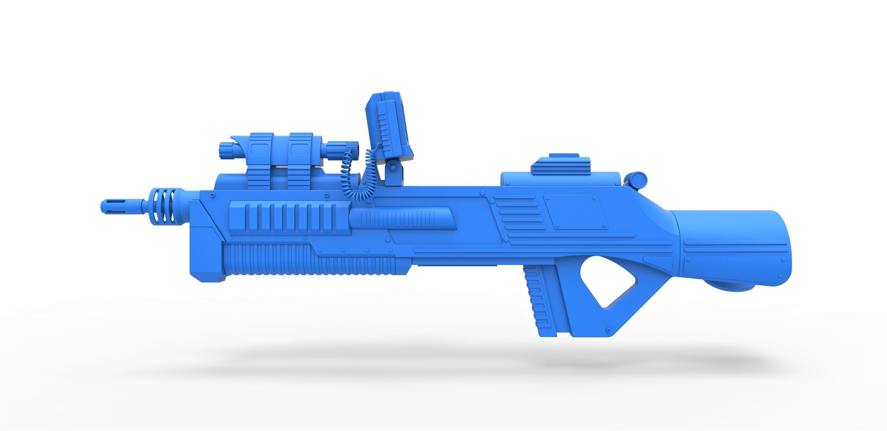 Rifle M-590 from Space Above and Beyond TV series 1995 3D model_20