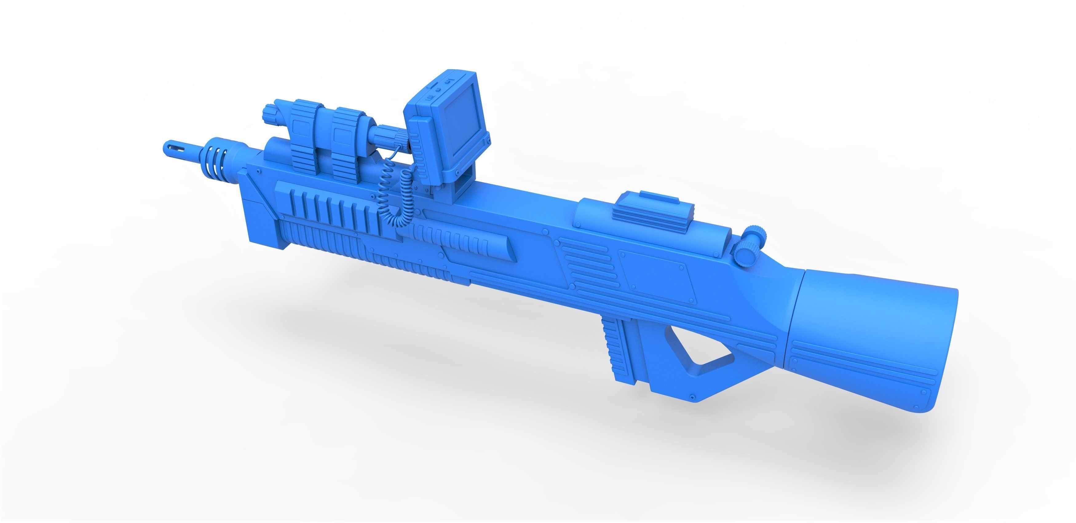 Rifle M-590 from Space Above and Beyond TV series 1995 3D model_23